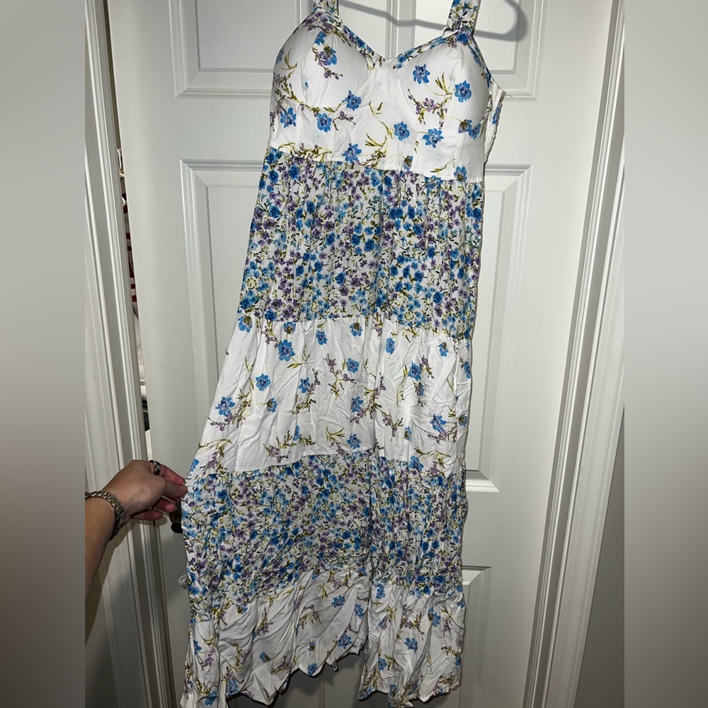 Floor Length Floral Dress